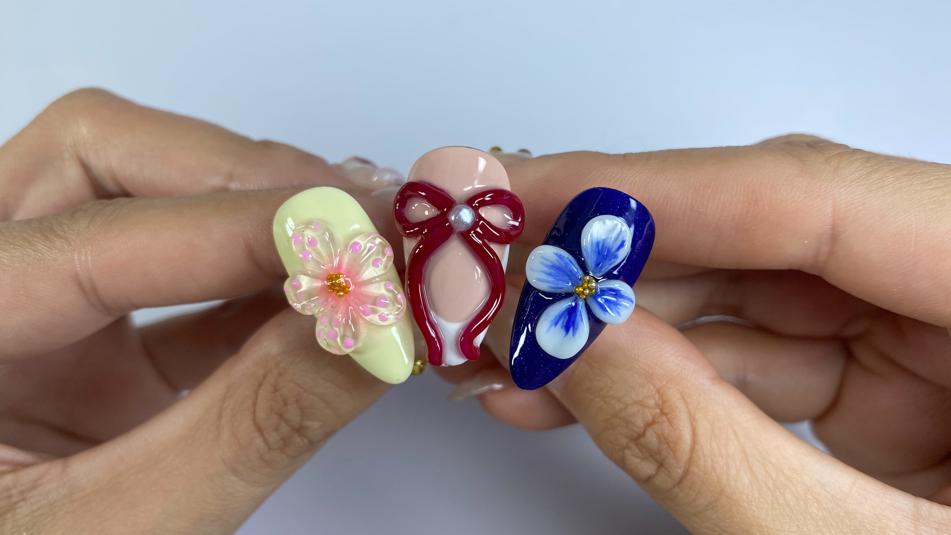 Painel com informações adicionais sobre o curso Nail Art na Prática